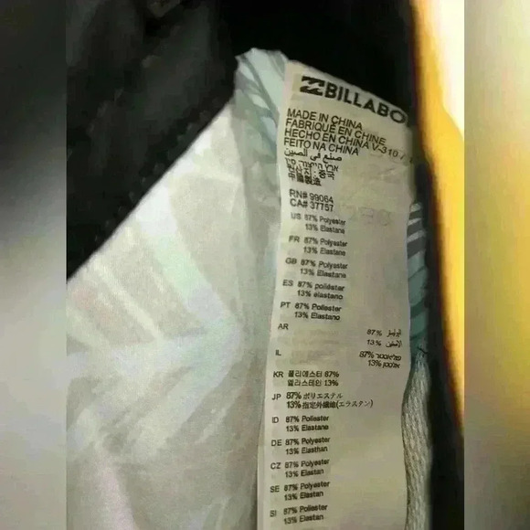 Billabong Lo Tide Tropical Board Shorts Men's Swim Suit Trunks Pockets NWOT 34 - Picture 5 of 6